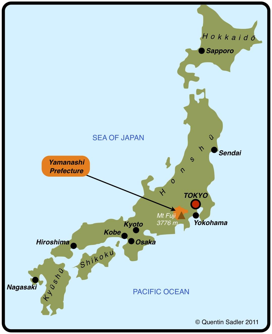 ქ. Yokohama რუკაზე
