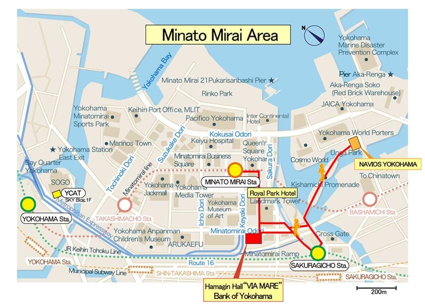 minato mirai 21 რუკა